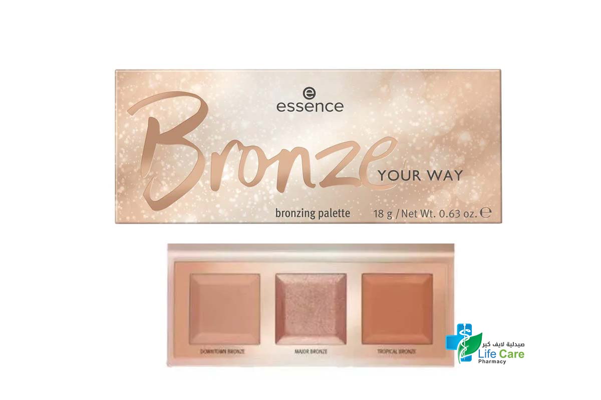 ESSENCE BRONZE YOUR WAY BRONZING PALETTE 18GM - Life Care Pharmacy