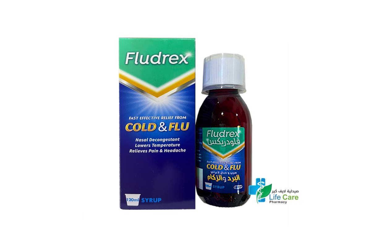 FLUDREX SYRUP 120ML - Life Care Pharmacy