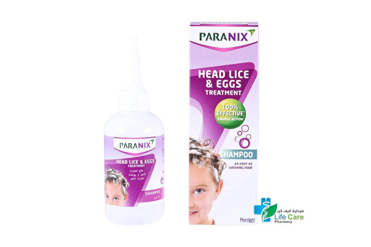 PARANIX HEAD LICE AND EGGS TREATMENT SHAMPOO 100 ML - Life Care Pharmacy