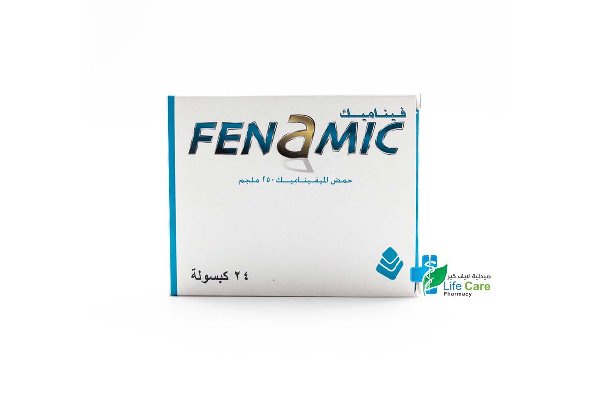 FENAMIC 250 MG 24 CAPSULES - Life Care Pharmacy