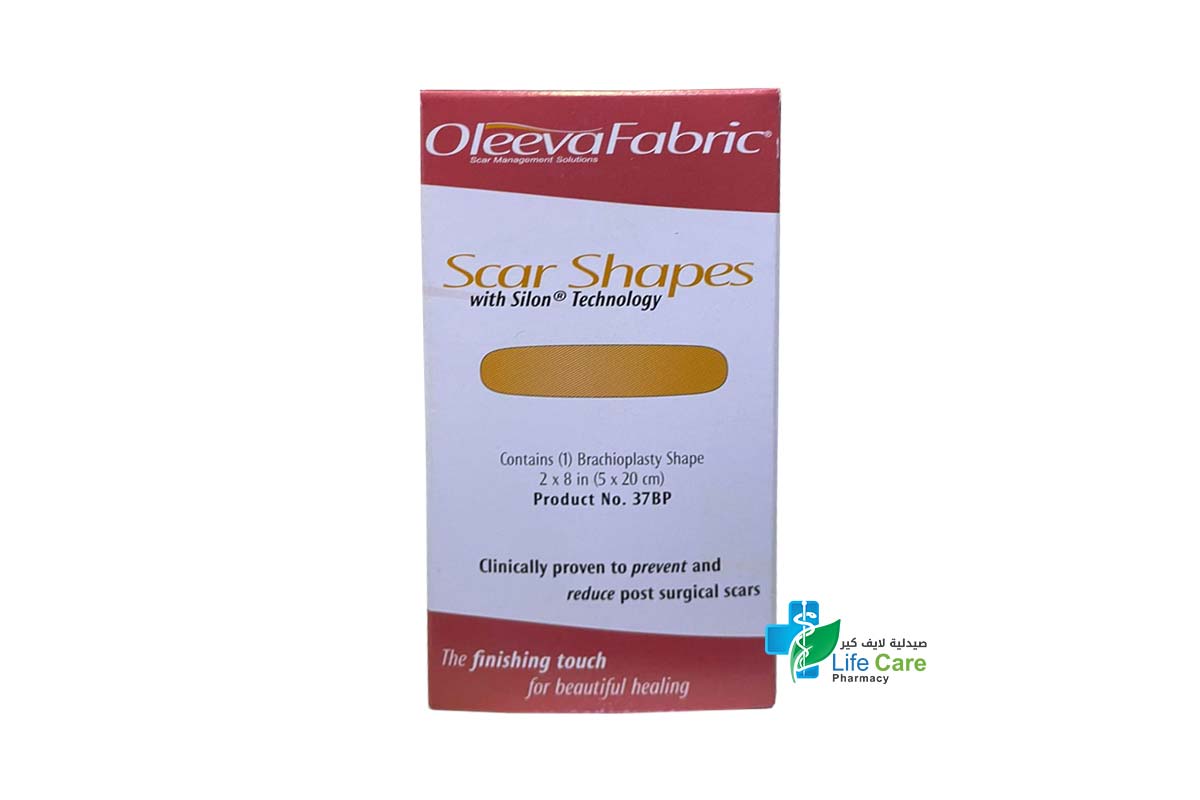 OLEEVA FABRIC SCAR SHAPES 2X8 IN 5X20 CM 1PCS - Life Care Pharmacy