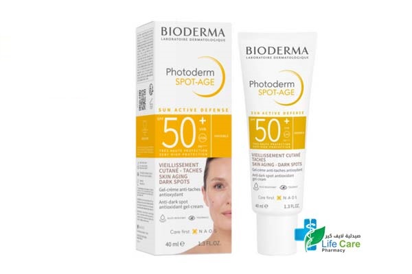 BIODERMA  PHOTODERM SPOT AGE SPF 50   40 ML - Life Care Pharmacy