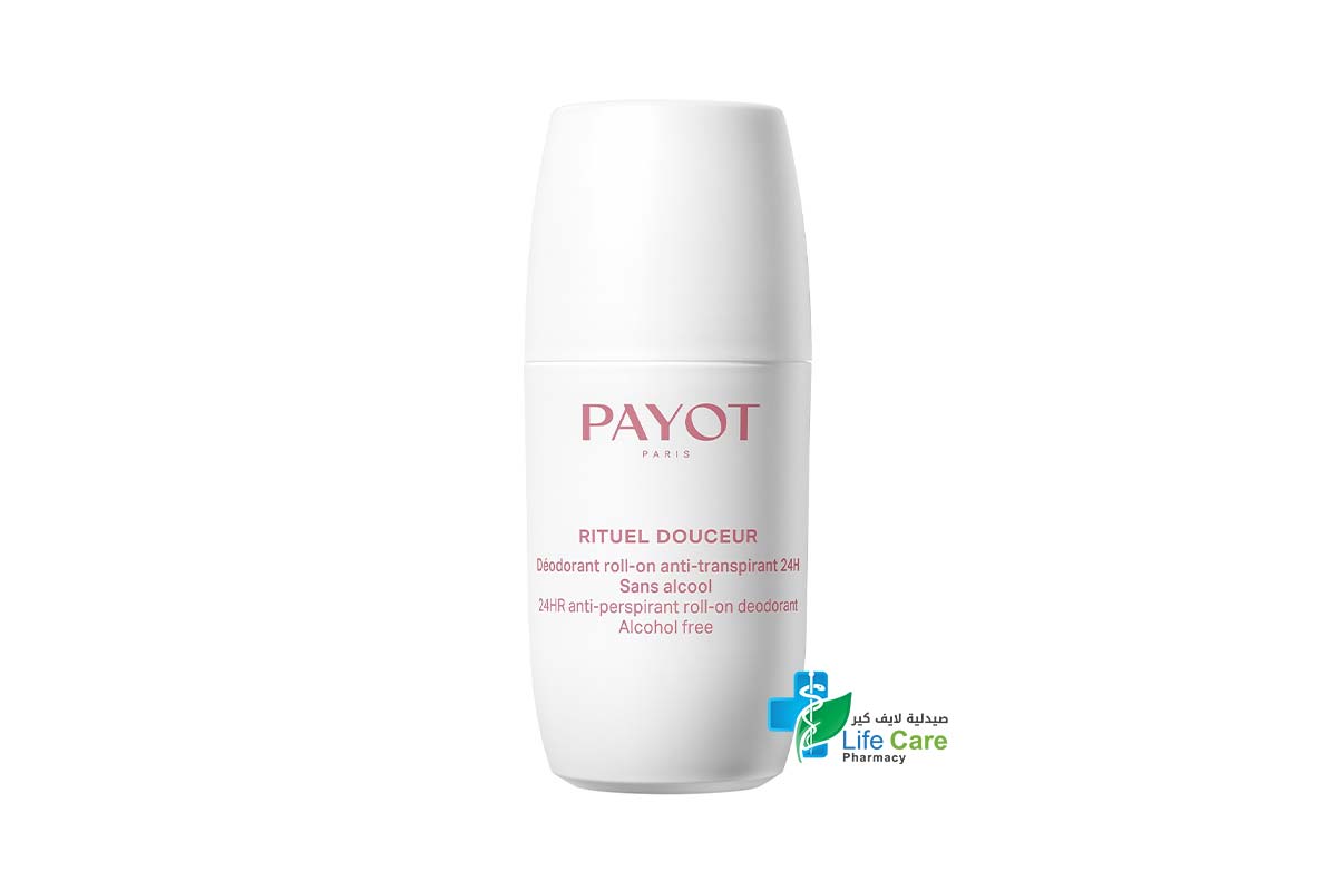 PAYOT DEODORANT ROLL ON 24 HOURS 75ML - Life Care Pharmacy