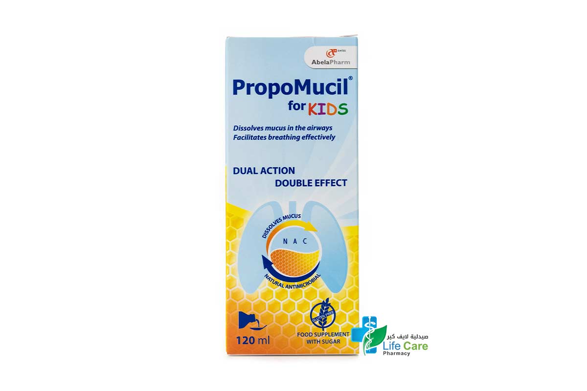 PROPOMUCIL FOR KIDS COUGH SYRUP 120 ML - Life Care Pharmacy