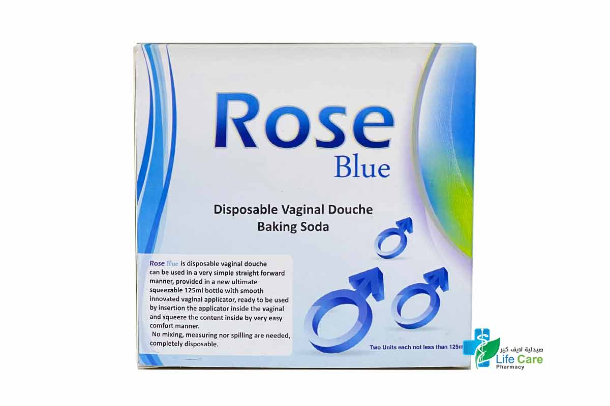ROSE BLUE VAGINAL DOUCHE BAKING SODA 125ML - Life Care Pharmacy