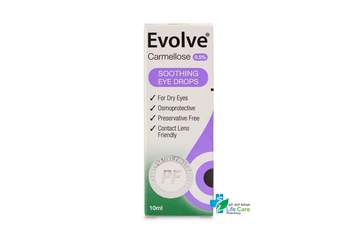 EVOLVE SOOTHING EYE DROPS 10ML - Life Care Pharmacy