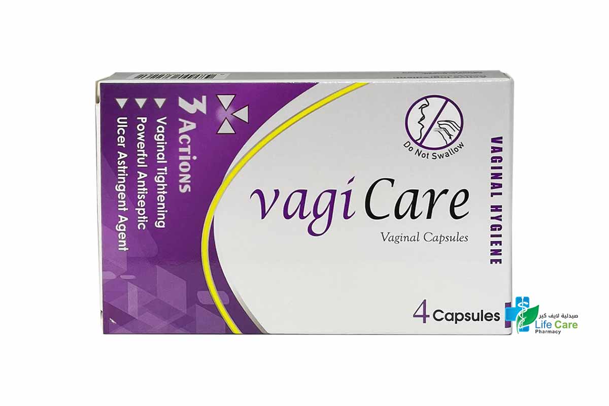 VAGI CARE 1000MG 4 OVULES - Life Care Pharmacy