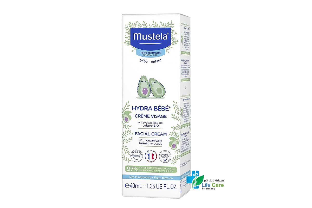 MUSTELA HYDRA FACIAL CREAM 40ML - Life Care Pharmacy
