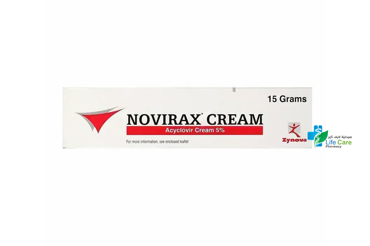 NOVIRAX 5% CREAM 15 GM - Life Care Pharmacy