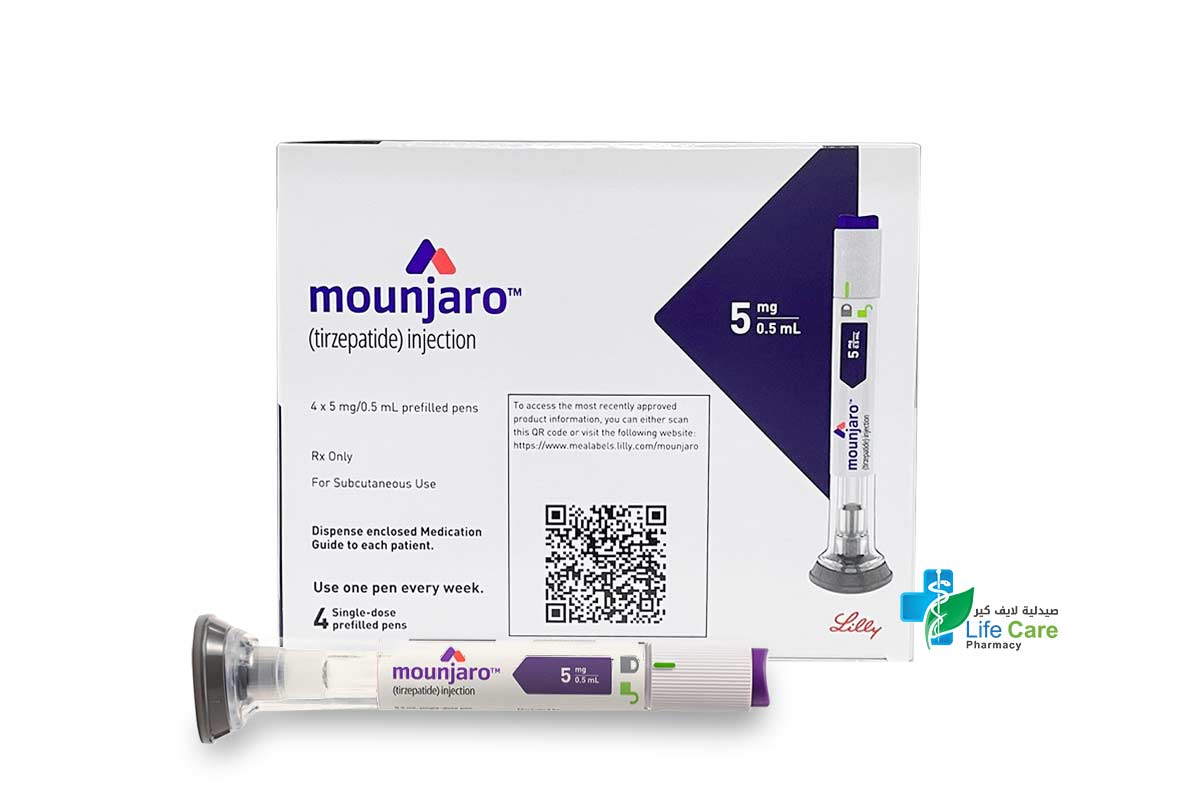 MOUNJARO SOLUTION FOR INJECTION 5MG 0.5ML 4 PENS - Life Care Pharmacy