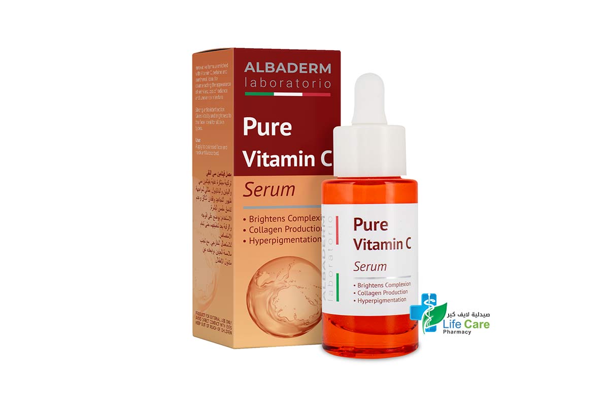 ALBADERM PURE VITAMIN C SERUM 30 ML - Life Care Pharmacy