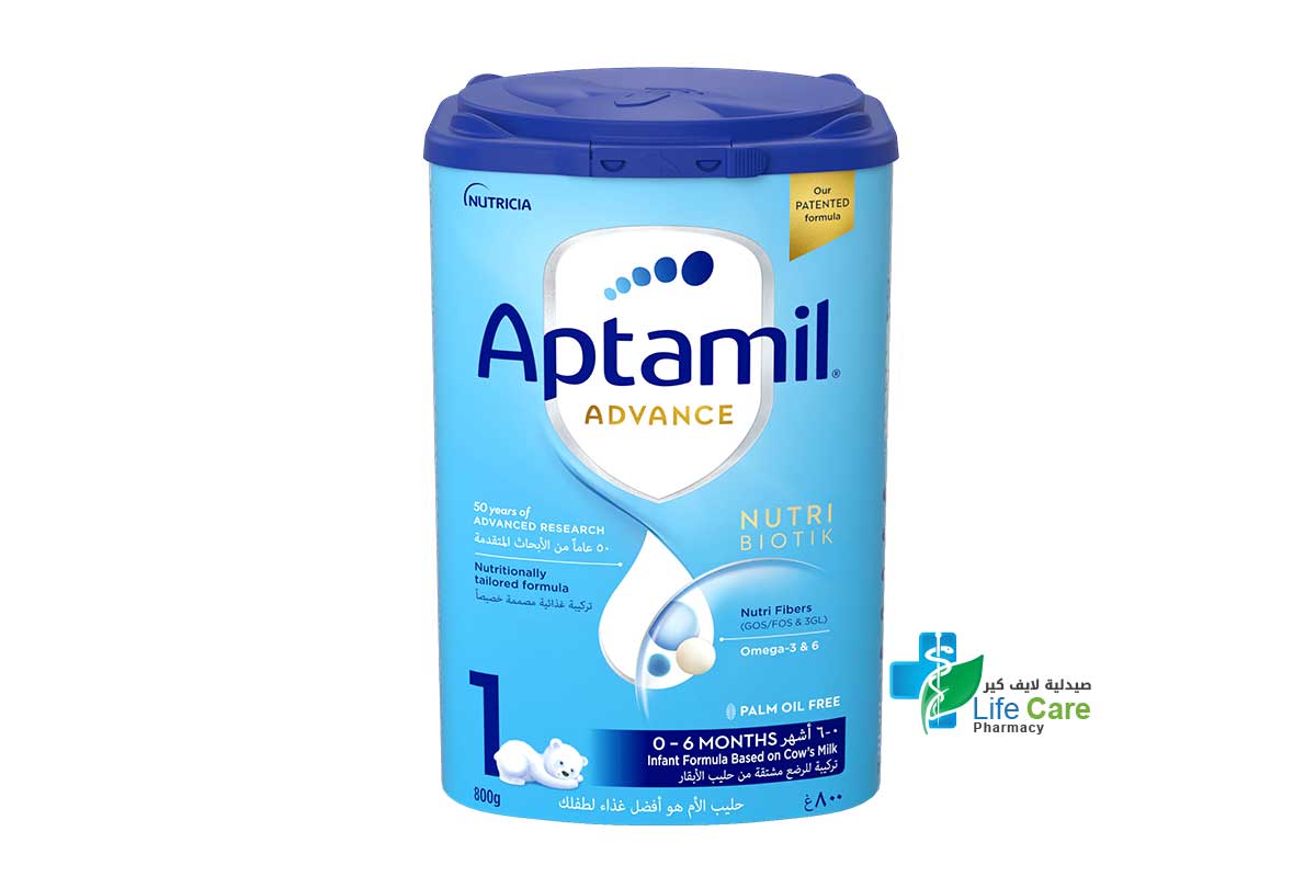APTAMIL ADVANCE NO1 FROM 0 TO 6 MONTHS 800 GM - Life Care Pharmacy