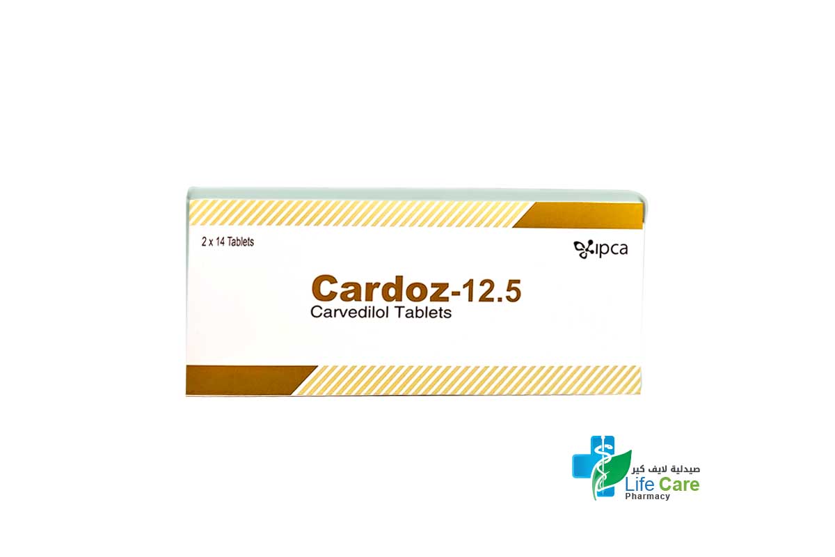 CARDOZ 12.5 MG 28 TABLETS - Life Care Pharmacy