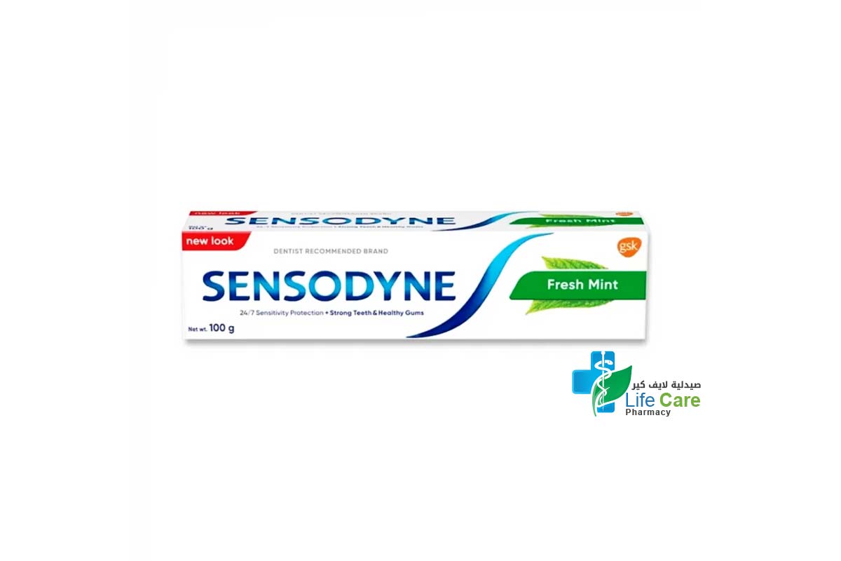 SENSODYNE FRESH MINT TOOTHPASTE 100 GM - Life Care Pharmacy