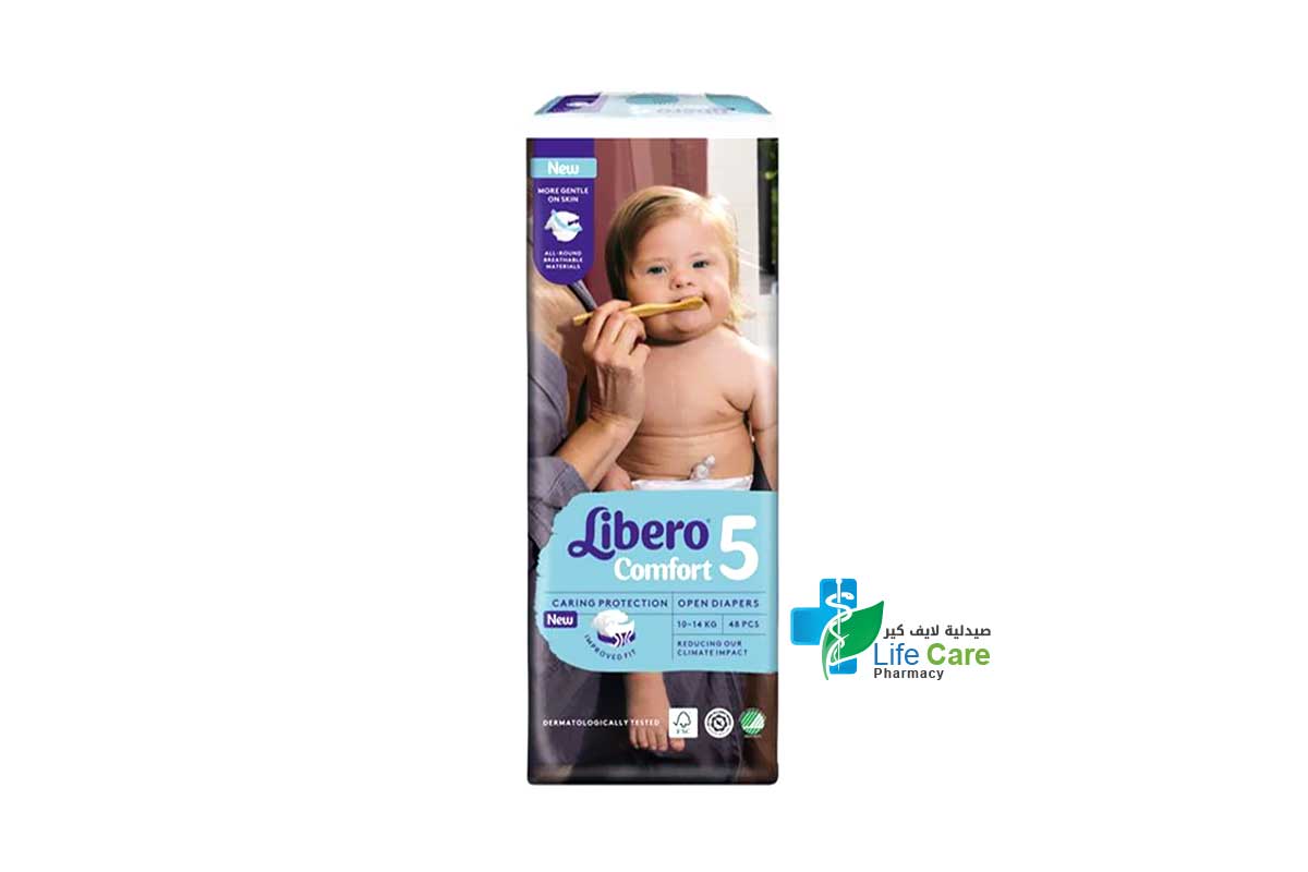 LIBERO COMFORT NO5 10 TO 14 KG 46 DIAPERS - Life Care Pharmacy