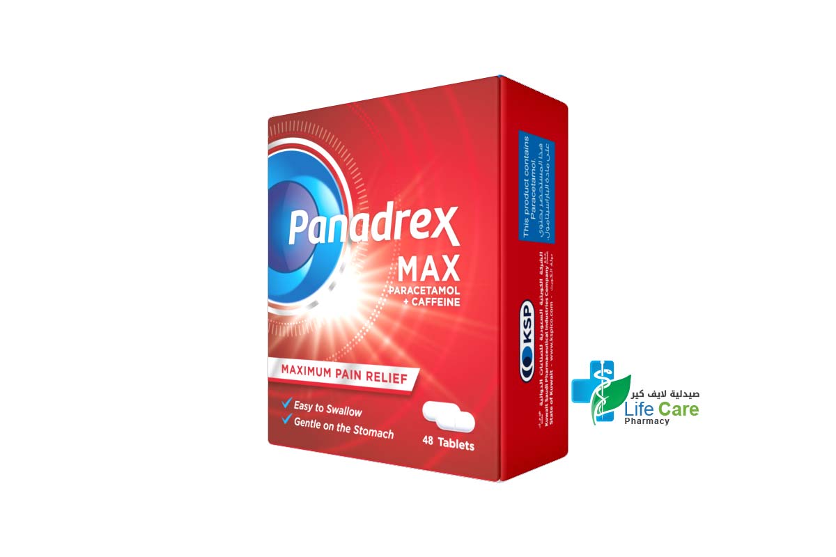 PANADREX MAX 48 TABLETS - Life Care Pharmacy