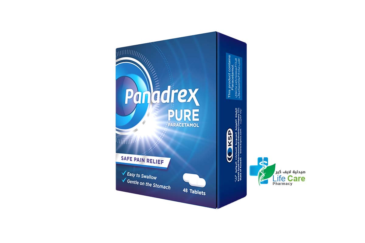 PANADREX PURE 500 MG 48 TABS - Life Care Pharmacy