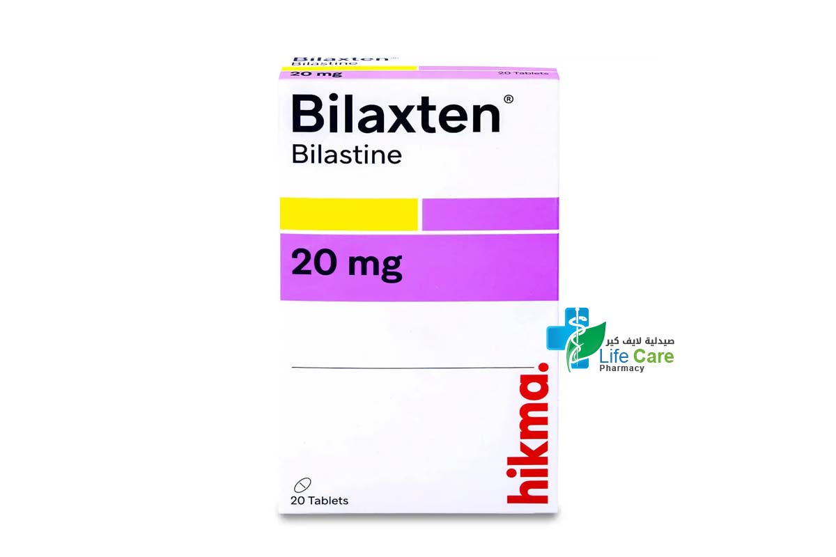 BILAXTEN 20MG 20 TABLETS - Life Care Pharmacy