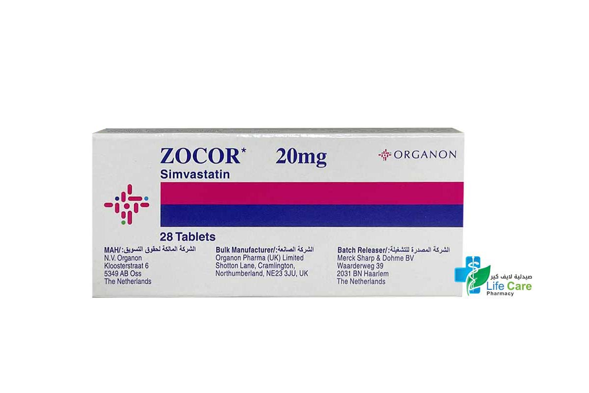 ZOCOR 20MG 28 TAB - Life Care Pharmacy